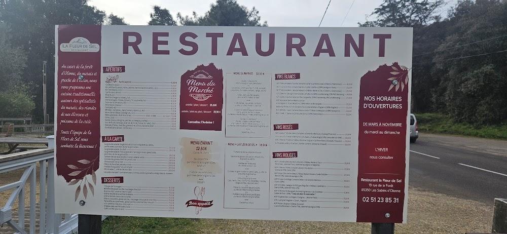 La Fleur de sel - Menu Image 3